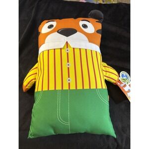 Wild Republic Tiger Pillowkins Pillow New NWT Travel Plush Washable Cute‎